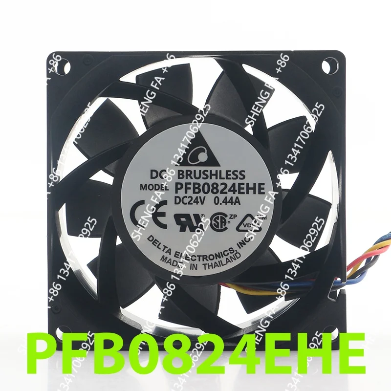 AC EC 8038 80X80X38MM 8CM ball large air volume PWM speed regulation inverter Delta 5V 12V 48V DC24V 0.44A PFB0824EHE coolingfan
