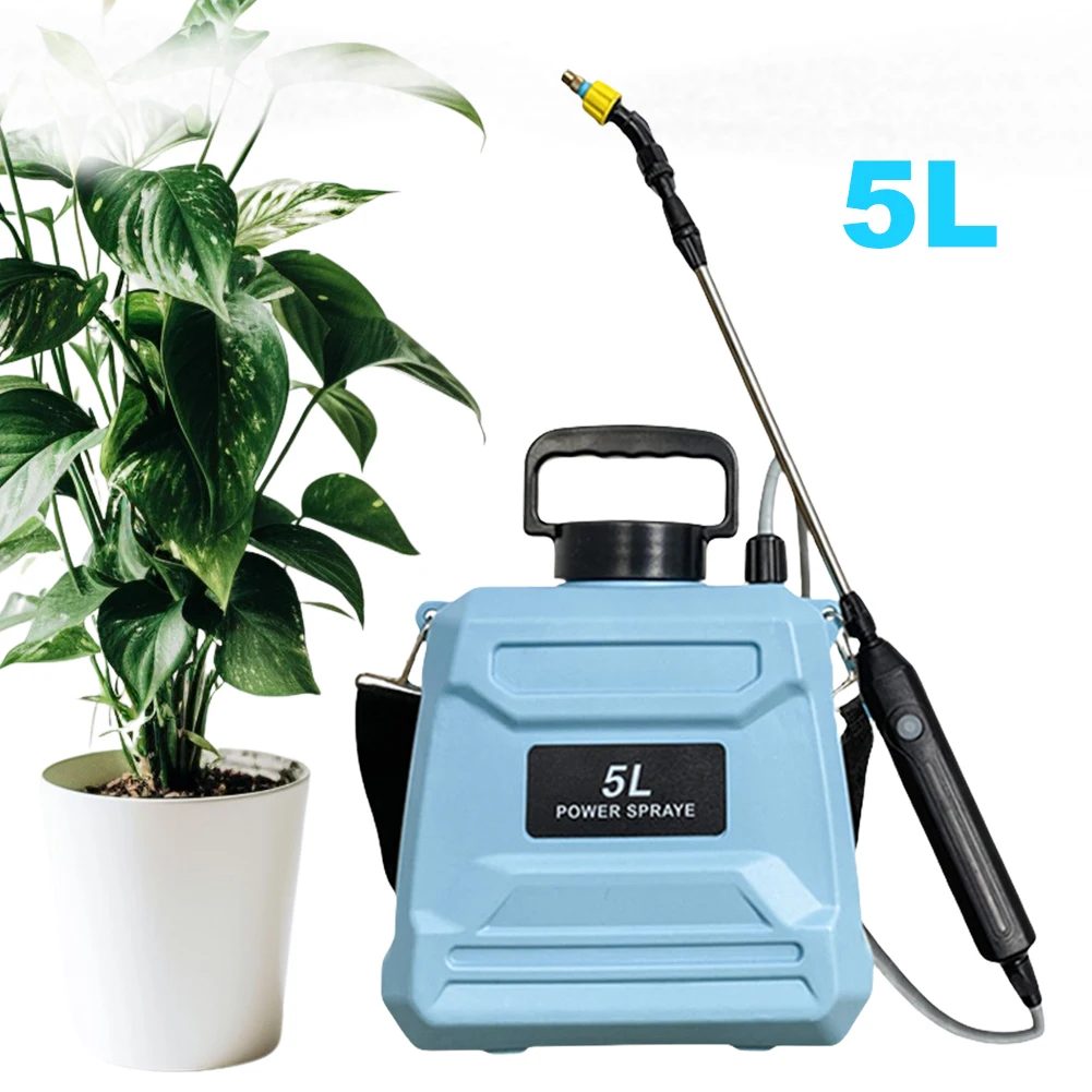 

Electric 1.3 Gallon Battery Powered Sprayer Garden Irrigation Tool Garden Irrigation Sprayer Tool & Shoulder Strap for Weed Lawn
