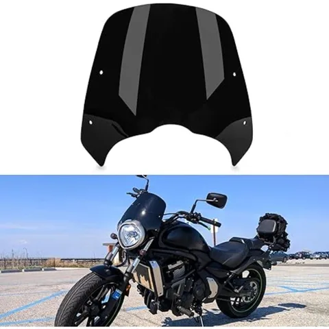 Лобовое стекло мотоцикла для Kawasaki Vulcan 650 S650 VN650 EN650 2015-2022, ветровое стекло, фара, дефлектор ветра, аксессуары