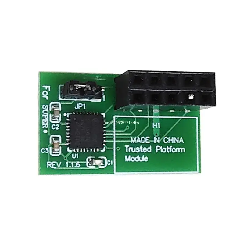 Untuk Modul Platform Tepercaya SuperMicro SPI 10Pin TPM2.0 dengan Pengontrol 9670 Tipe Vertikal/Horizontal Dropship