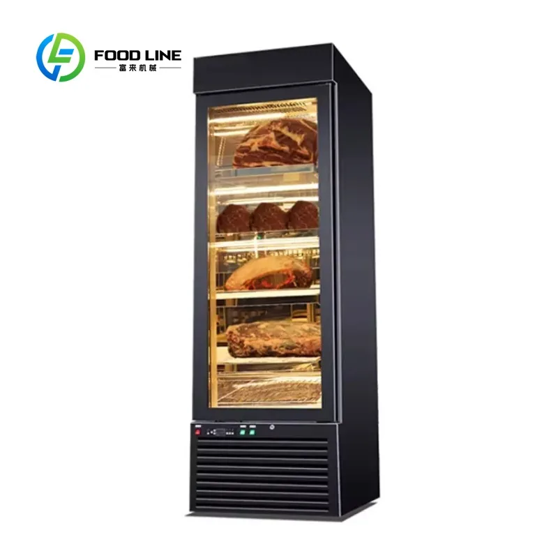 

Dry Age Cabinet Customized Refrigerator Meat Curing Cheese Salami Fish Display Cooler Dry Aging Beef Steak Fridge Commercial