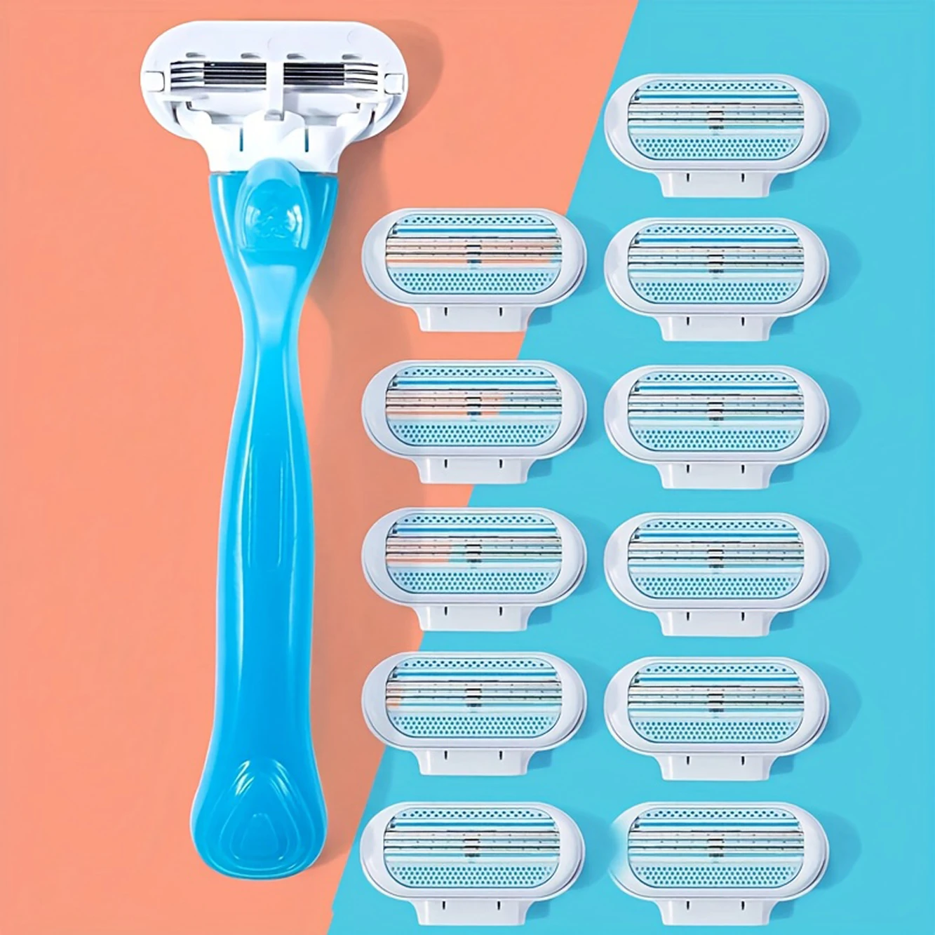 

4-24 шт., 3-слойное лезвие, женская бритвенная головка для бритвы Venus, безопасная бритва для женщин, машина для волос на лице, руке, ногах