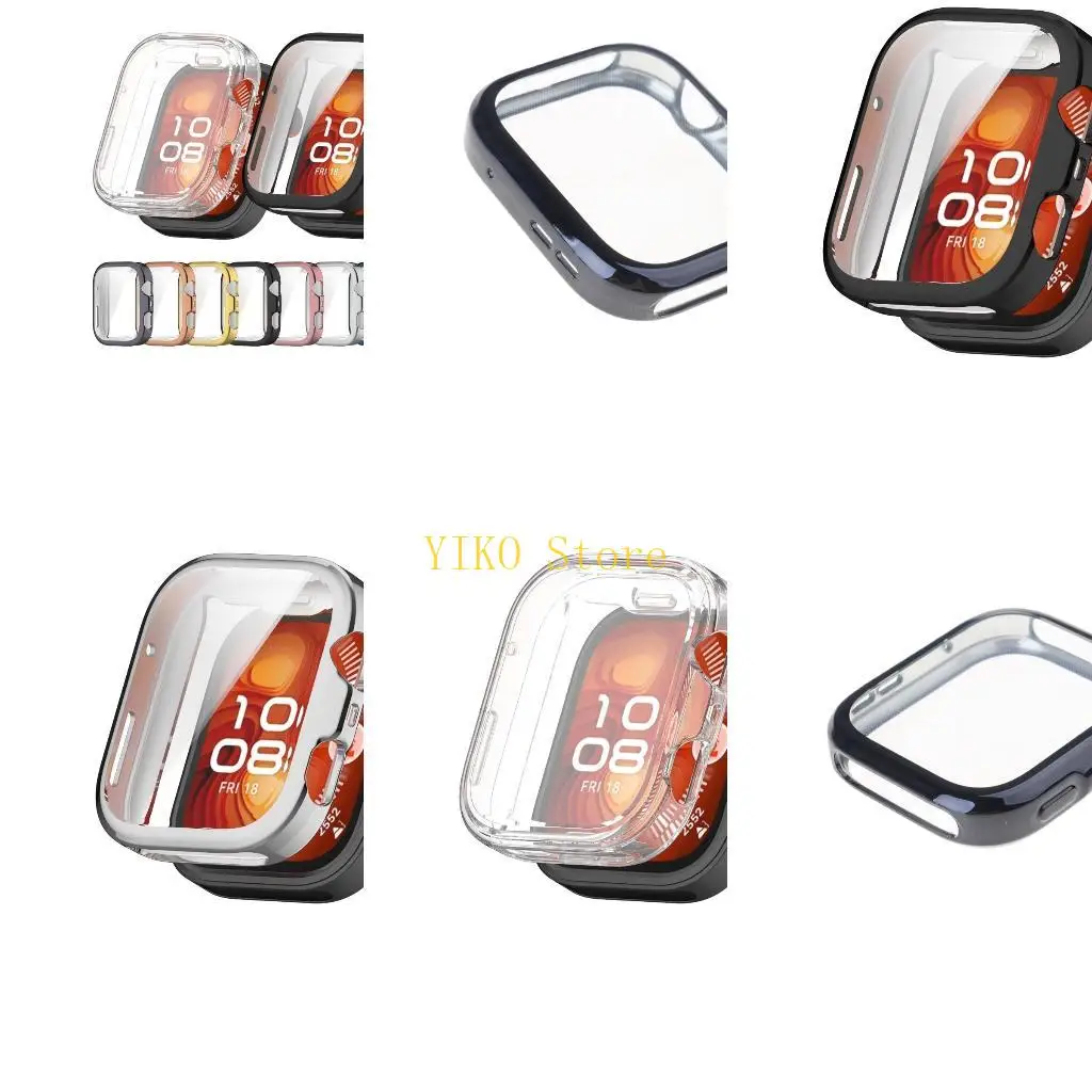 

K32C Амортизирующий корпус из ТПУ с полным покрытием Высокая устойчивость корпуса часов Подходит для часов Fit4 Повышение