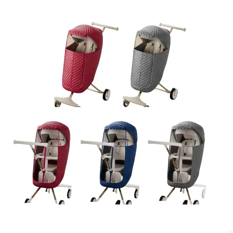 

K8GF Baby Carriage Rain Cover Wind -Проницательность Теплоизоляционная вентиляционная панели мешок для хранения