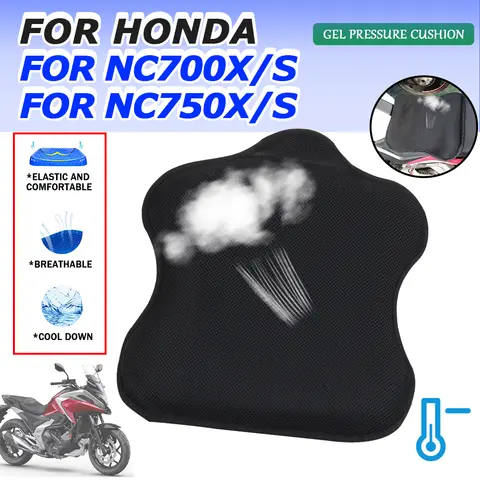 For HONDA NC750X NC700X NC750S NC700S NC 700 X NC700 NC 750 S Motorcycle Accessories Gel Seat Gel Pad Gel Cushion Cover Cooling