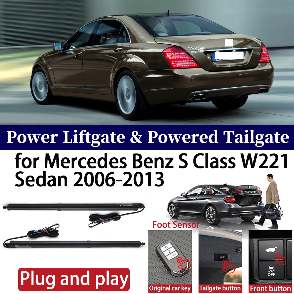 

for Mercedes Benz S Class W221 Sedan 2006-2013 Car Auto Power Electric Tailgate Liftgate Trunk Closer System Boot Lift Motor