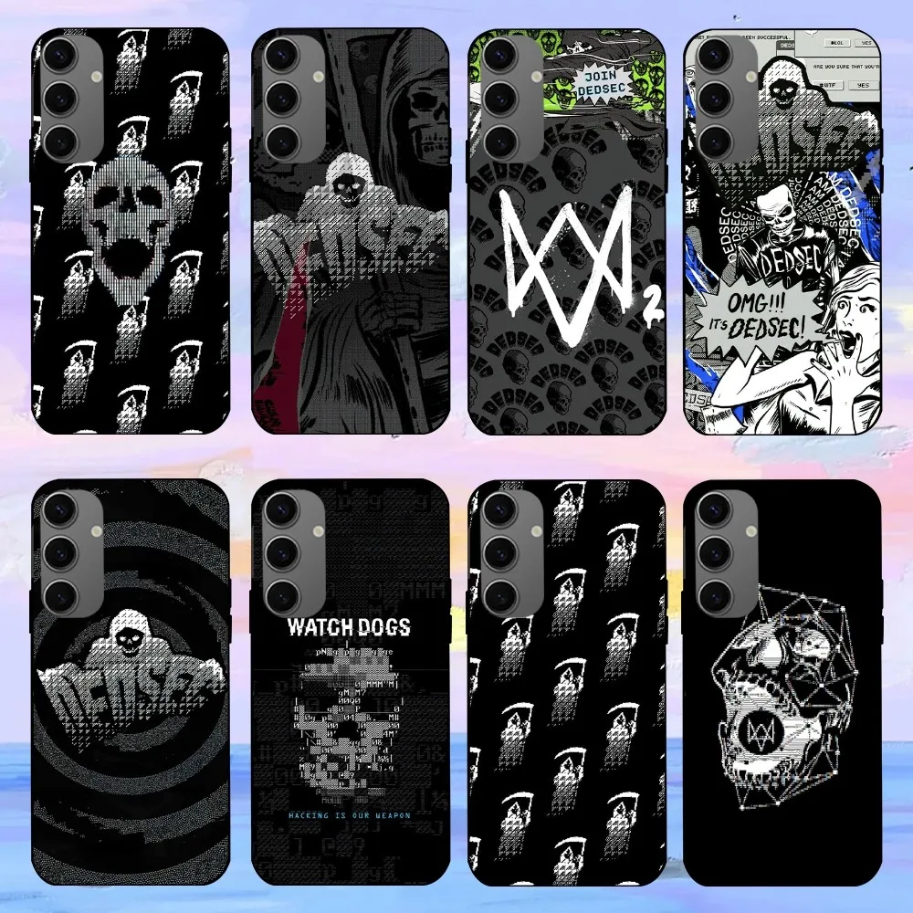 Game Watch Dogs 2 Phone Case For Samsung Galaxy S21 S22 S23 S30 Note 10 20  Plus Lite FE ULTRA Shell