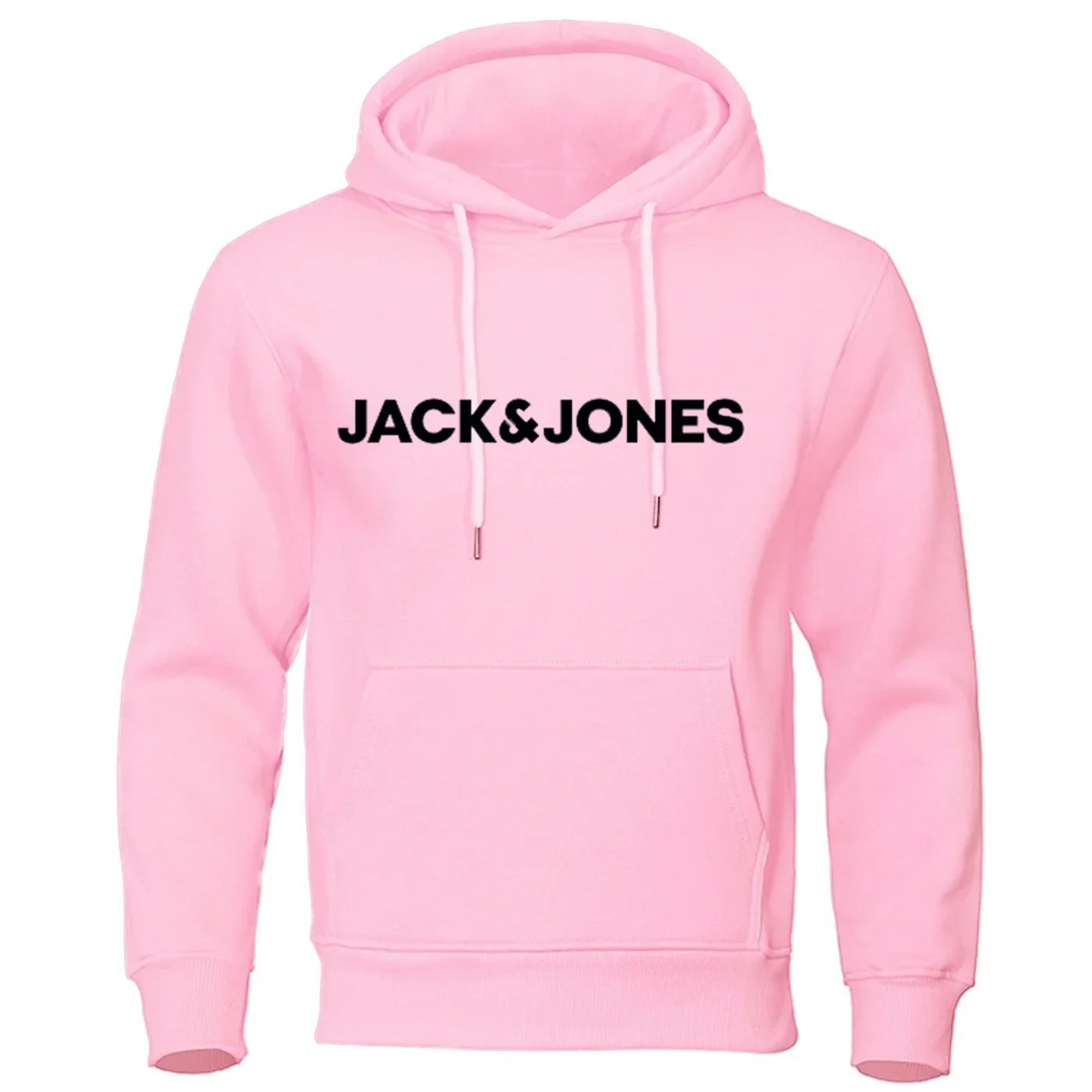 Men\'s Hooded Sweatshirt Jack Jones Trendy Fashion Casual Sportswear Comfortable Printed Loose Top Pullover Street Wear