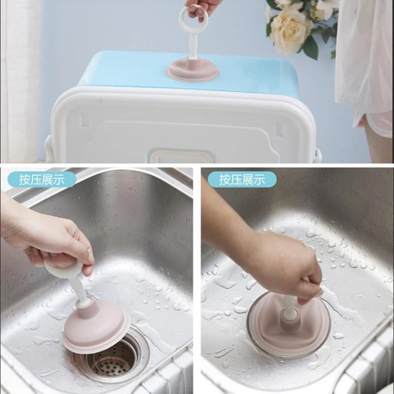 

Silicone Pipe Dredger Powerful Sink Drain Pipe Pipeline Dredge Suction Cup Plungers Sewer Dredging Device Kitchen Bathroom Tool