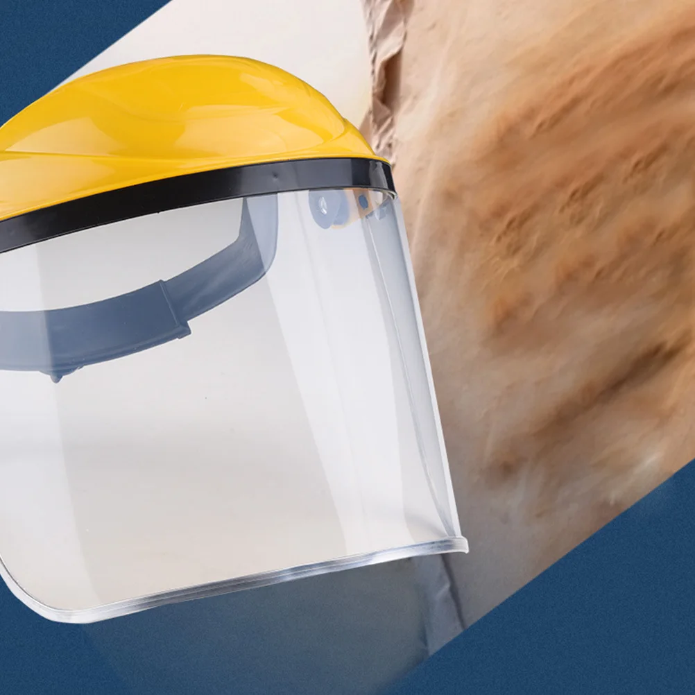 Welding Face Mask Transparent Lightweight Design for Outdoor Use Riding Walking Motorcycling Dust Oil Spatter Protection Shield