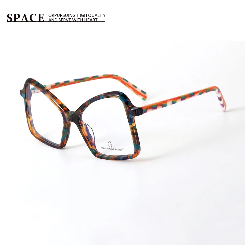 

Винтажные индивидуальные ацетатные оправы HPTG005 Profiler, модные женские дизайнерские очки высшего качества ручной работы, линзы по рецепту на заказ