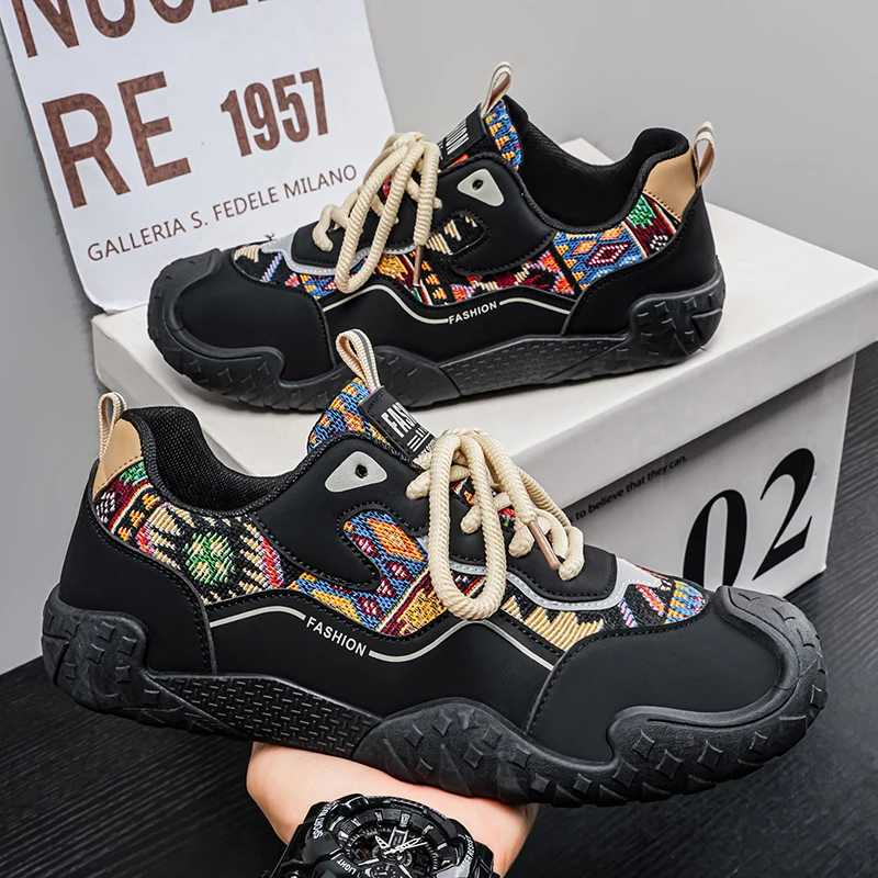 

Men's breathable casual sneakers four seasons comfort soft sole non-slip light outdoor running sports shoes fashion walking shoe