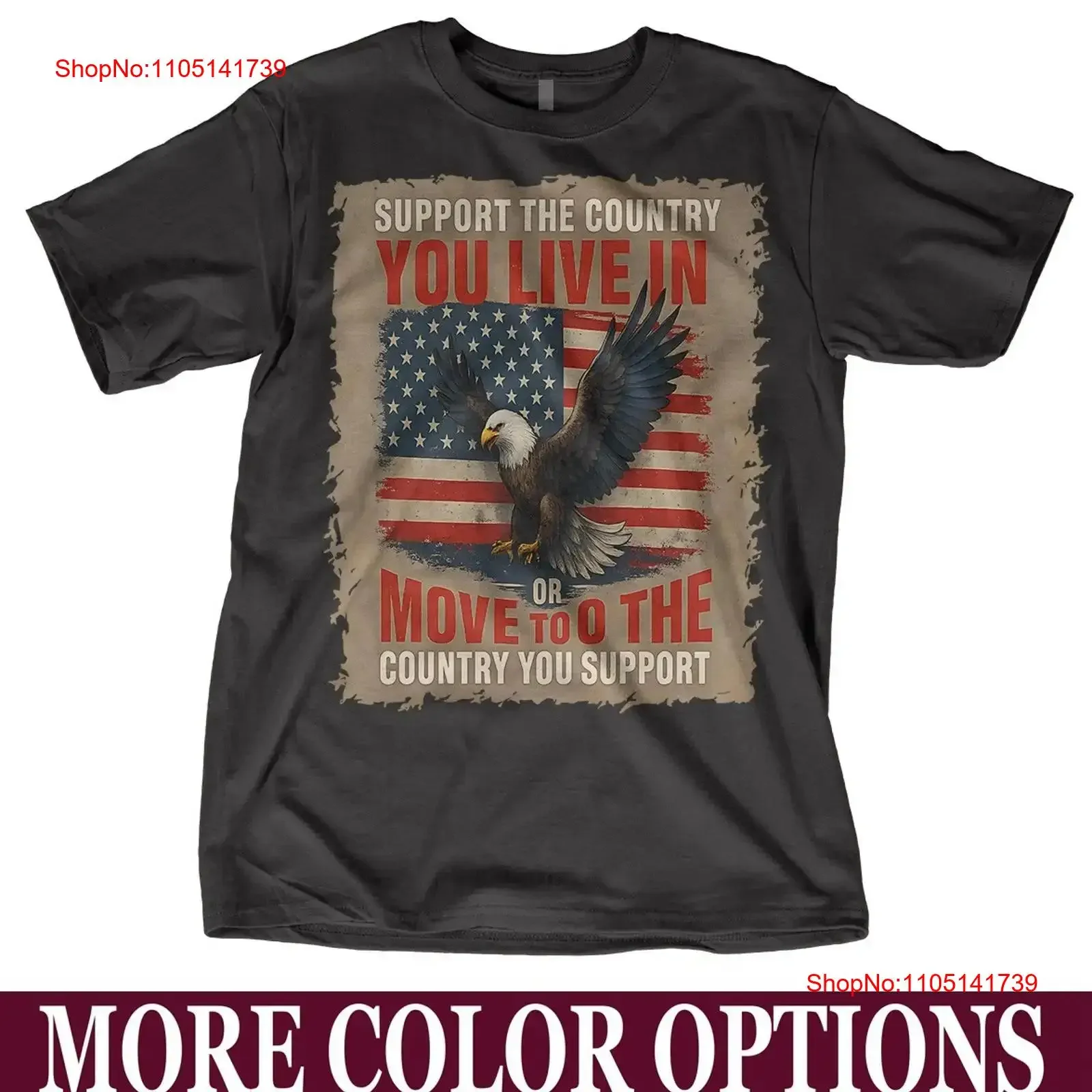 

Support the USA T Shirt Patriotic American Flag 4th of July vintage Washed Casual homme designer clothes Slightly streetwear