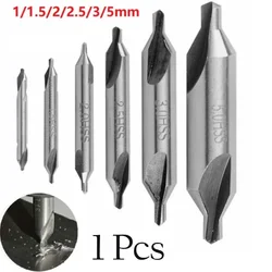 Combined Center Drill Bits HSS Countersink Bit For Lathe Metalworking 5/3/2.5/2/1.5/1mm Fixed Point Drill Bits Power Tools