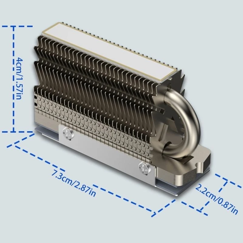 62KA HR-09 2280 سترة بالوعة الحرارة لـ SSD أفضل كفاءة اتفاق حرارية