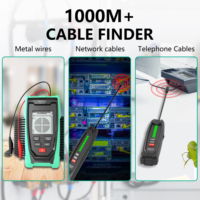 Underground Line Tracker Wire Finder Wire Tracker Portable Wire Cable Tracker Metal Pipe Locator Detector Tester MASTFUYI FY8178