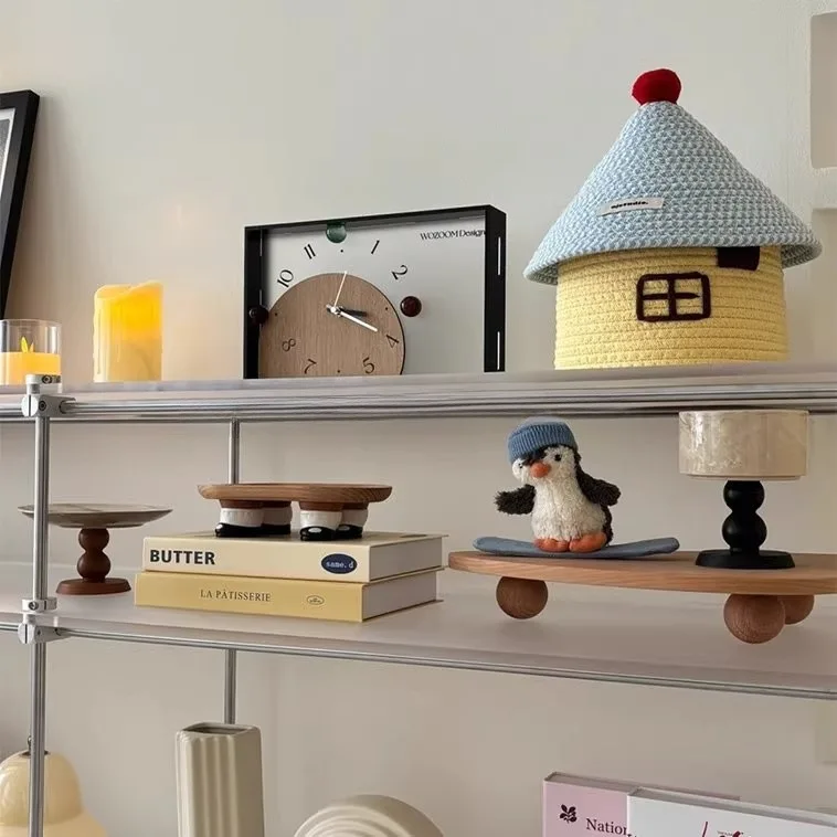 رف أكريليك بمحور بصري من الأرض إلى السقف رف تخزين متعدد الطبقات لغرفة المعيشة وغرفة النوم ورف عرض رف الكتب المنزلي #4