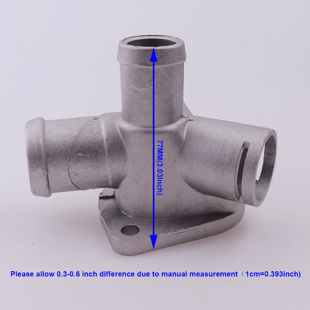 050121132A Aluminium Coolant Flange Hose Pipe Connector For AUDI A4 Avant B5 8D Wagon VW Passat Variant 1994-2001 050 121 133C