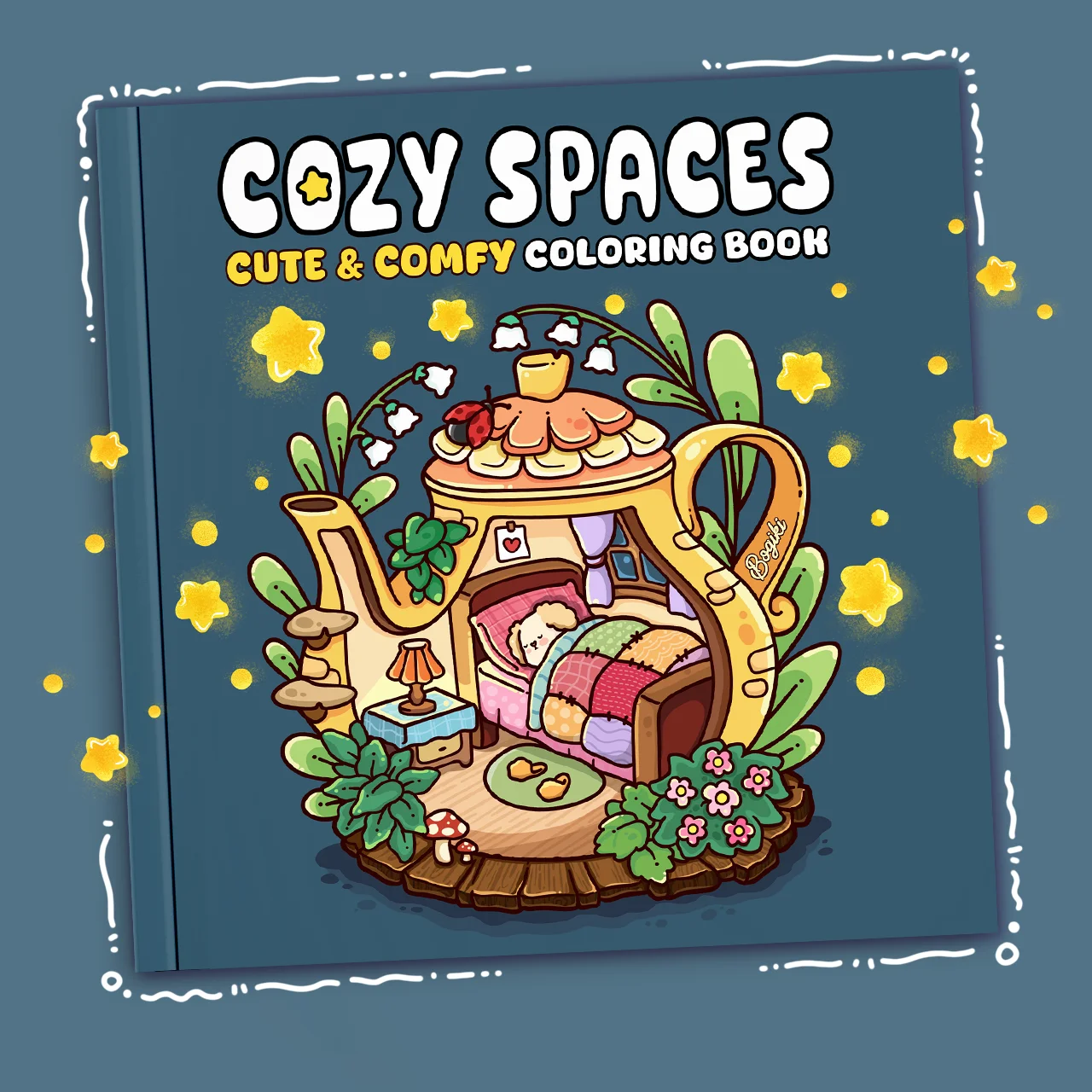 

милая книжка-раскраска, подходящая для взрослых и подростков, с очаровательными персонажами и развивающими сцентами для небольшого дома для relaxi.