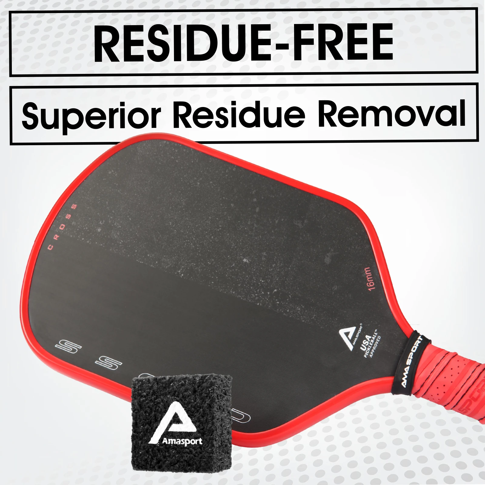 Pickleball Paddle Eraser Rubber Cleaner Elimineert resten en krassen Duurzame effectieve Pickleball-accessoires