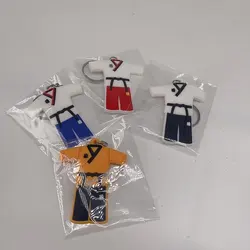 taekwondo keychain dobok keychains taekwondo v neck 4 colors doboks key chains gifts for childrens students wholesale