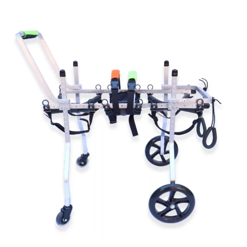 Handicapped Pet Walker Front and Back Legs for Support Crippled Disabled Dogs Rear Leg Strollerss 4 Wheels Dog Wheelchairs