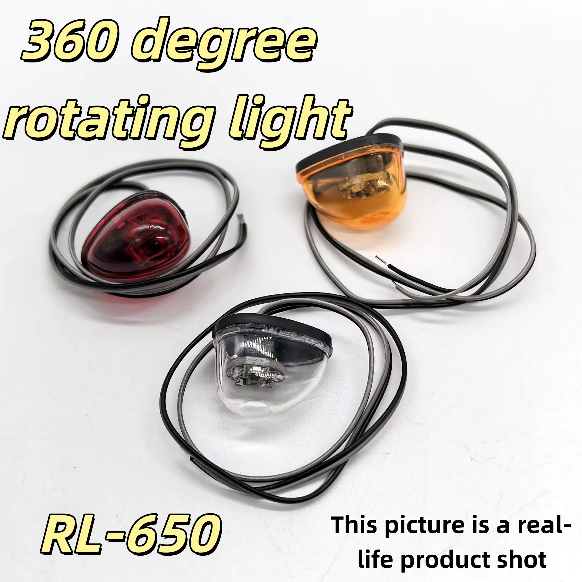 

Комплект светодиодных вращающихся на 360 градусов сигнальных фонарей для радиоуправляемых моделей, инженерные световые приборы для грузовиков Tamiya 1/14, для экскаваторов SCANIA 770S, MAN, запчасти