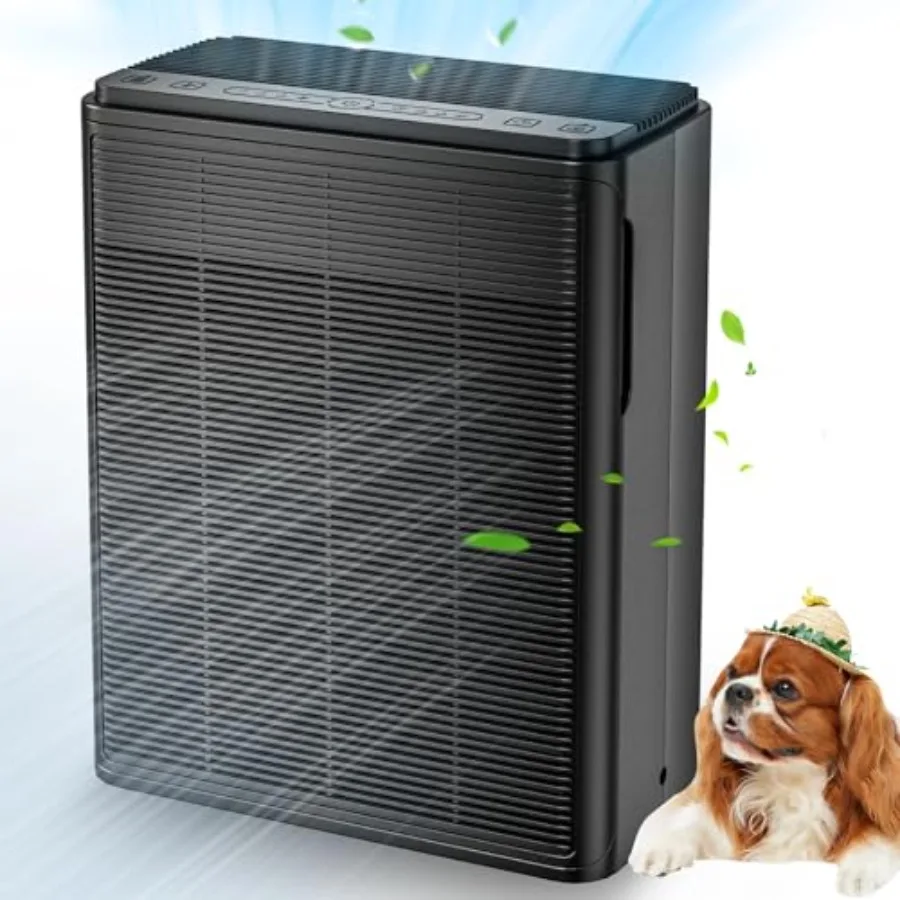 Purificadores de Aire para el Hogar, Habitaciones Grandes de hasta 2000 Pies Cuadrados, con Filtros Lavables AIUZLK, Filtro HEPA H13, Purificador de Aire para Dormitorio, para Mascotas