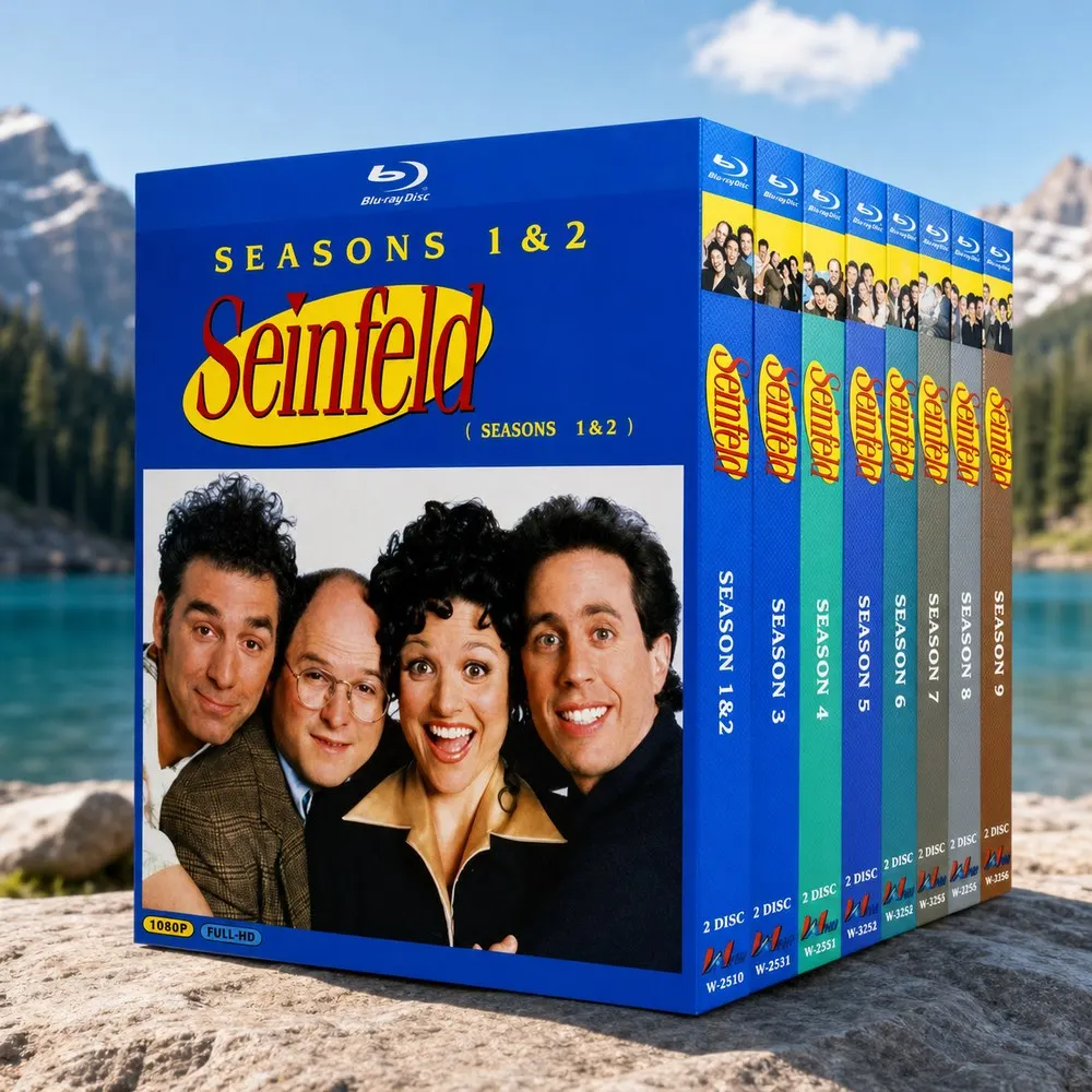 Blu-ray Ultra HD TV Series Seinfeld Seasons 1–9 Box Set with Simplified Chinese Traditional Chinese and English Subtitles
