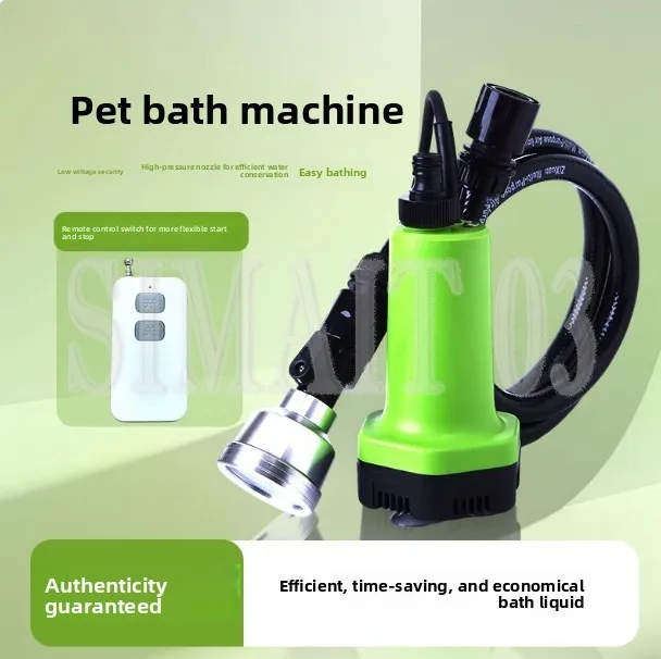 Pet Cat & Dog Bubble Bath Machine | Pressurized Shower with Foamer for Large Dogs | Pet Washing System for Home Use