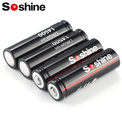 Soshine 14500 900mAh akumulator litowo-jonowy 3.7V AA 900mAh akumulatory litowe 1000 razy do kalkulatora latarki