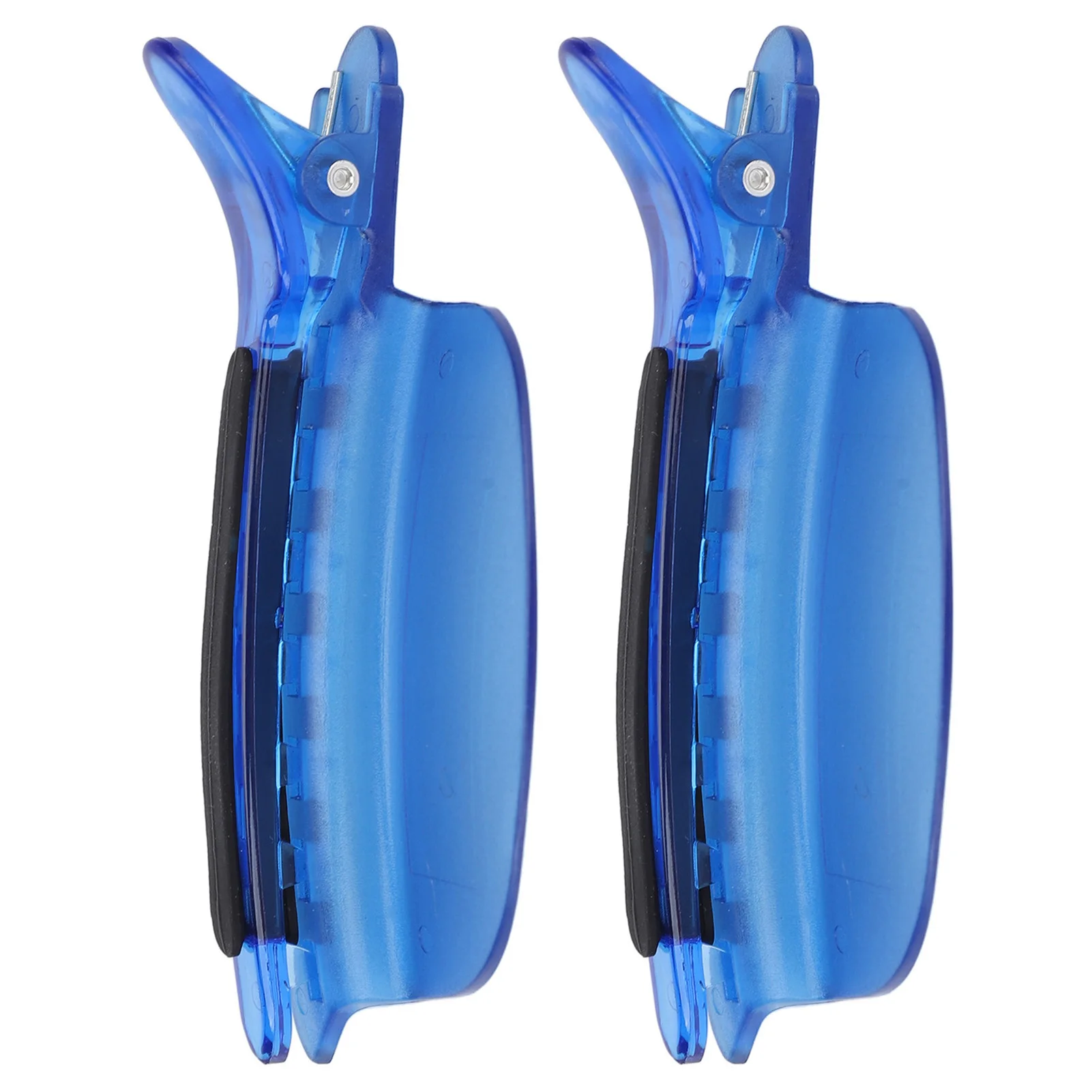 2PCS Sectioning Clips Heat Insulation Easy Speed Separator Clip Blue for Wig Extension Hair Highlighting