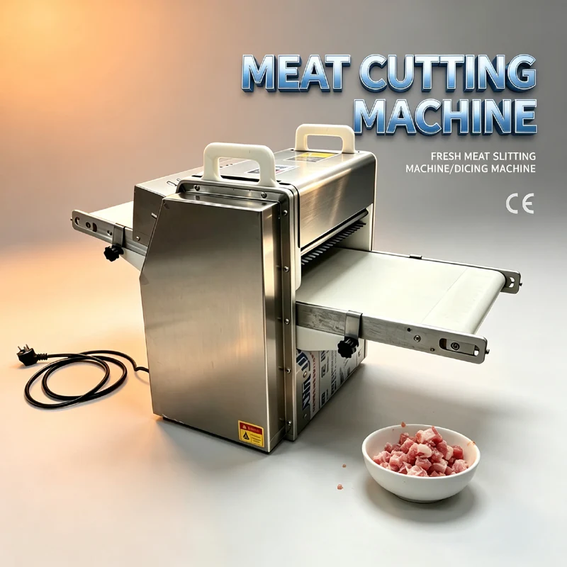 Commercial Electric Meat Slicer For Meat Restaurant Canteen Supermarket Meat Strip Cutting Machine