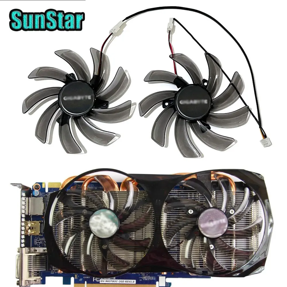 NEW 95MM PLD10010S12H T129215SM GTX 650 660TI GPU Cooling Fan For Gigabyte GV-N550 N560 N650 N660 N670 GTX 650 660 Graphics Card
