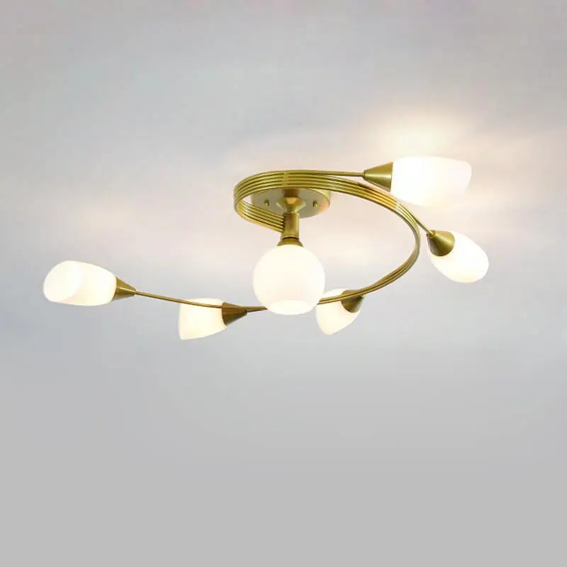 Modern Led Ceiling Chandelier Nordic Glass Lamp Bedroom Kitchen Living Room Dining Room Decoration Home Ceiling Light Fixtures