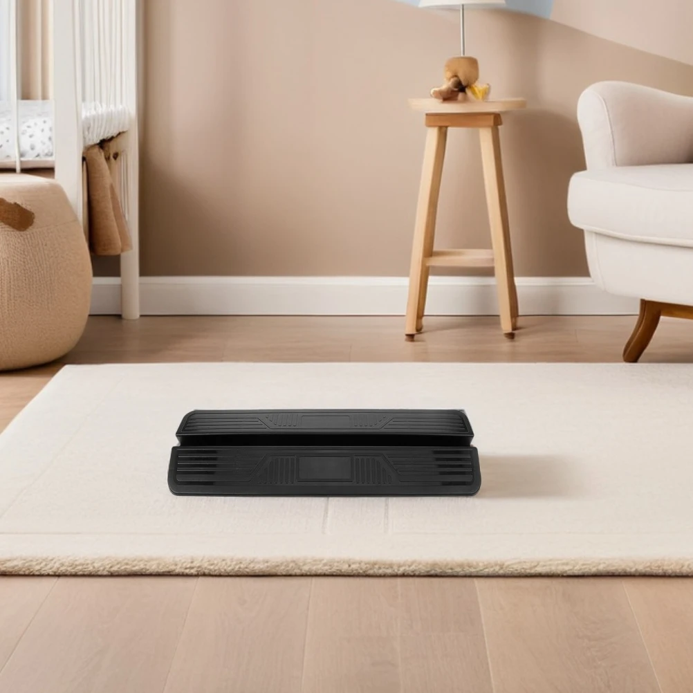 Rampa de umbral de plástico antideslizante, rampa de movilidad para puerta, silla de ruedas, Scooter, puerta de seguridad para bebé, estribo, diseño antideslizante