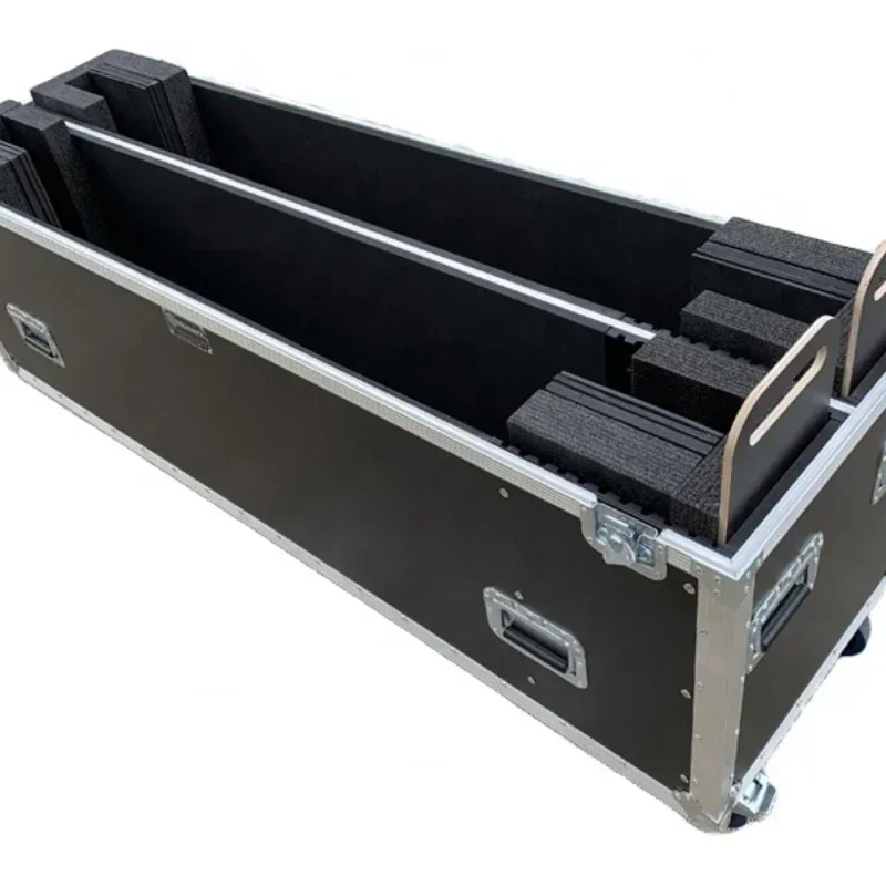 

Universal Adjustable Dual 55 65 75 85 86 Inch Flat Screen Plasma LCD LED TV Flight Road Case
