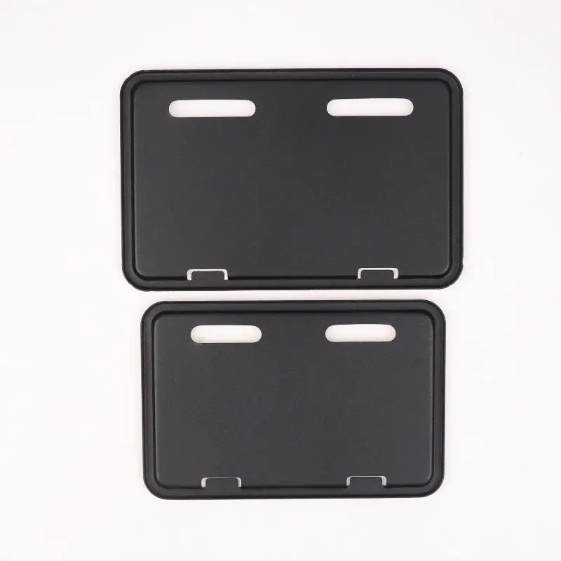 1 قطعة دراجة كهربائية عالمية الفولاذ المقاوم للصدأ لوحة ترخيص حامل الإطار مكافحة سرقة الغطاء الواقي دراجة نارية لوحة ترخيص #6