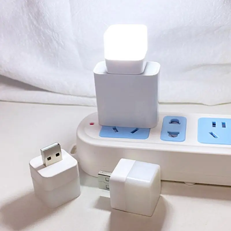 

Мини USB-ночник, USB-подключение, портативное зарядное устройство, USB-подсветка для чтения книг, маленькие круглые лампы для защиты глаз
