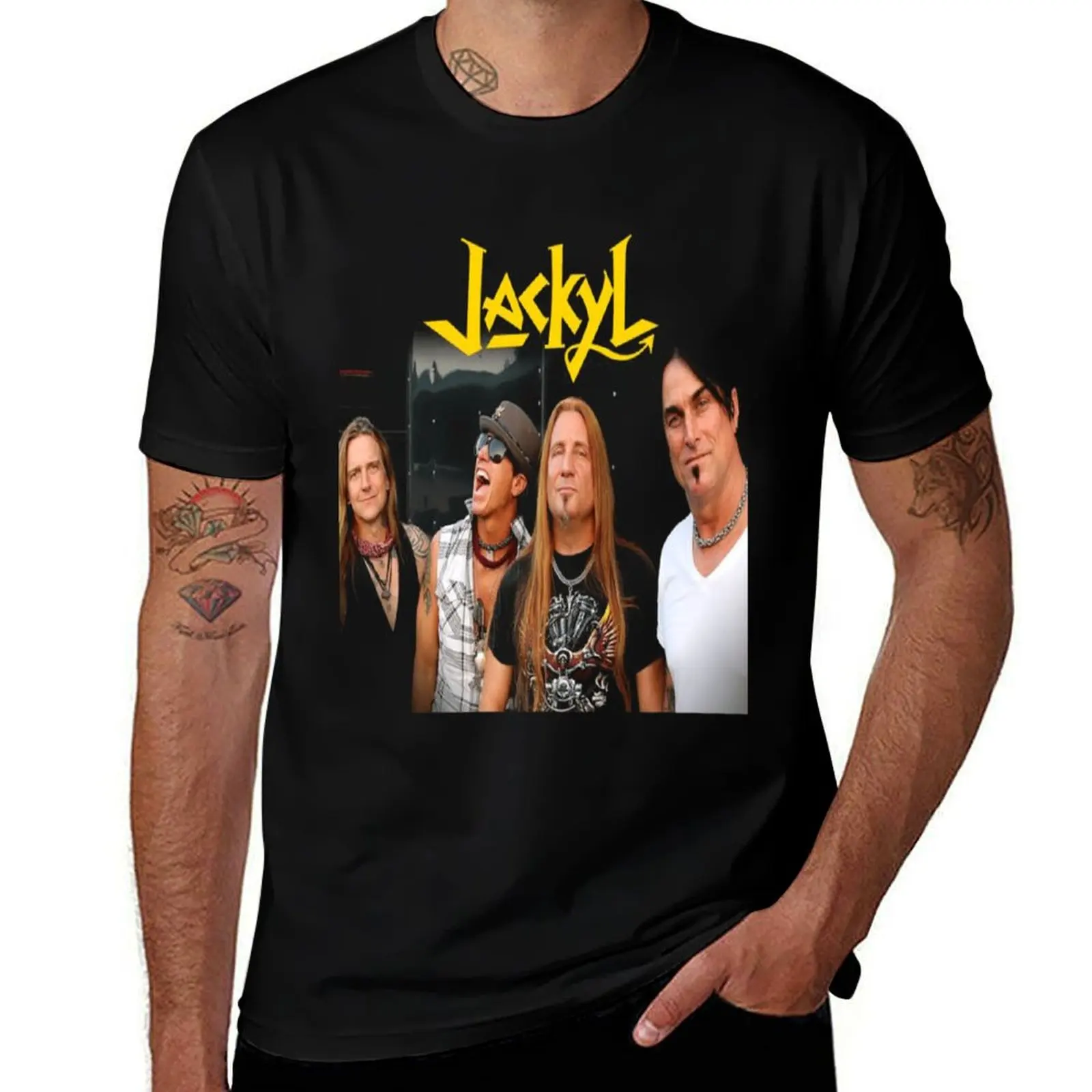 jackyl T-Shirt luxury designer fashion shirts anime stuff black t shirts for men