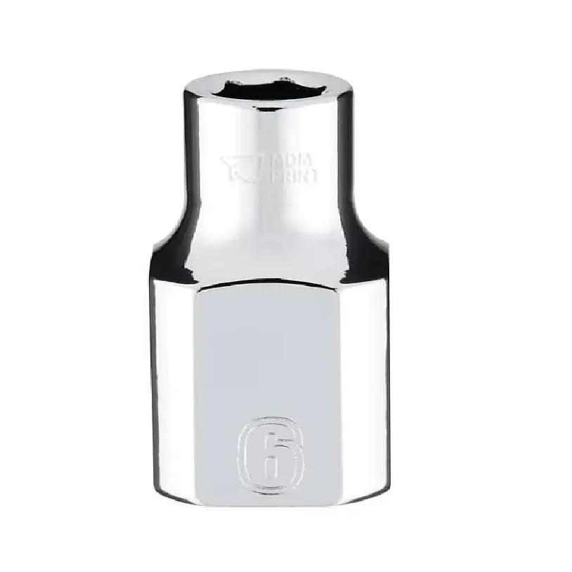 

3/8 in. Drive 6mm Metric 6-Point Socket with FOUR FLAT Sides