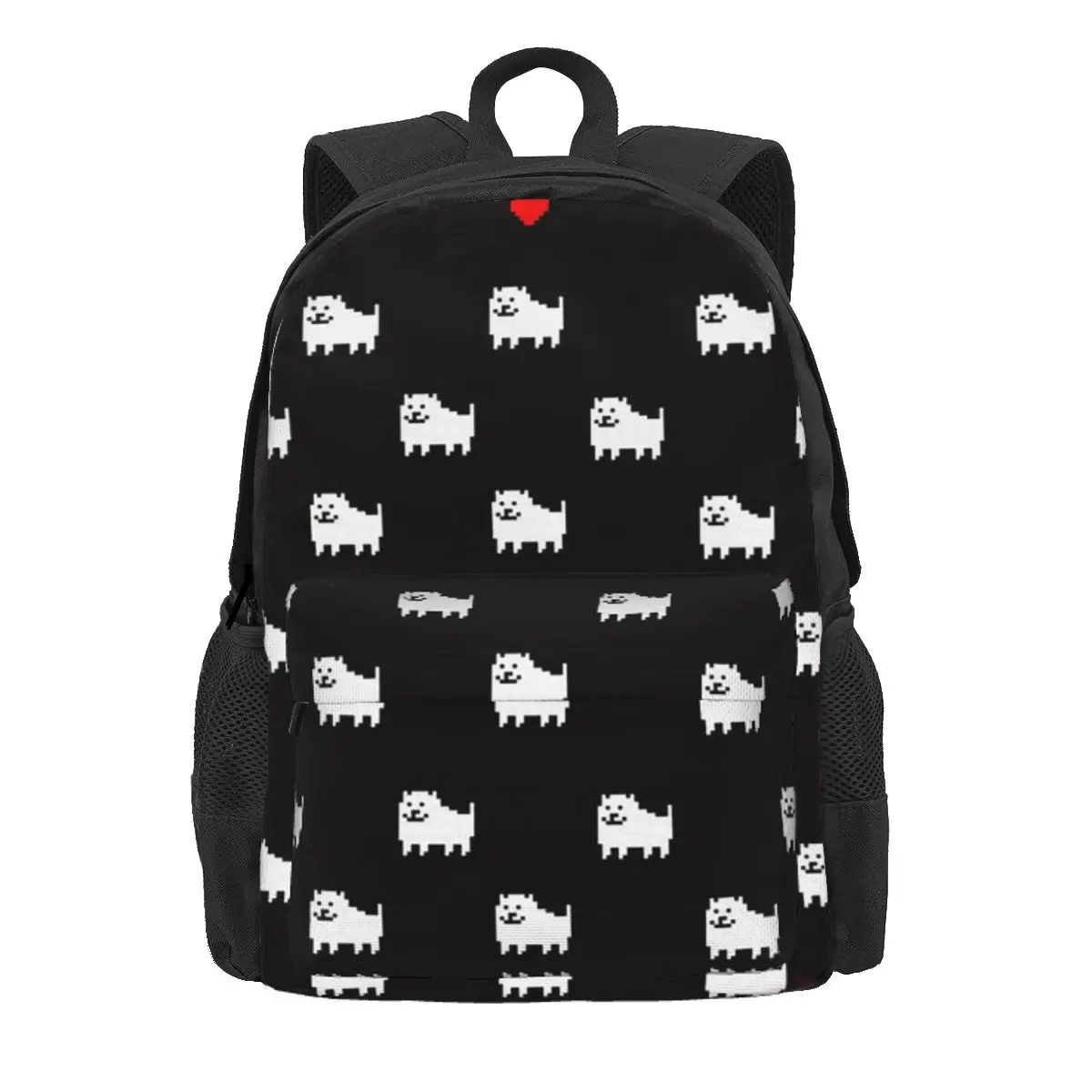 

Undertale Dog Heart Backpack Daypack Large Capacity Boys Girls BookBag School Bag Shoulder Bags for Men Women