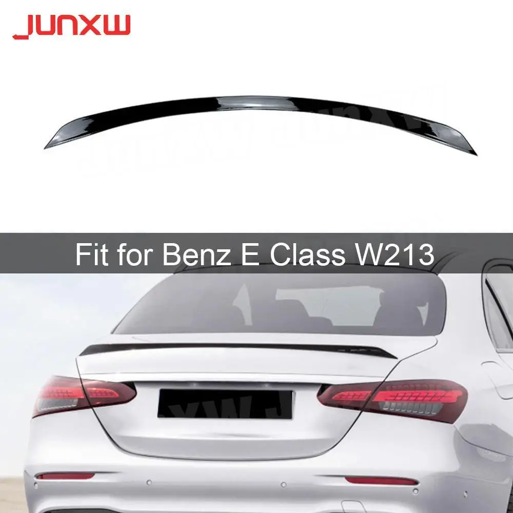 

ABS Material Rear Trunk Spoiler Boot Lip Wing Spoiler For Mercedes Benz E Class W213 E250 E300 E43 E63 AMG Sedan 4Door Bumper