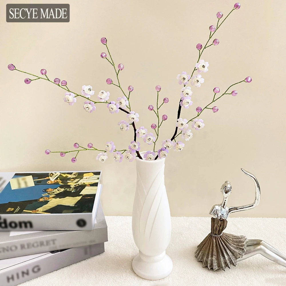 

Artificial Cherry Blossom DIY Five Petal Flower Material Package Handmade Bouquet Living Room Simulation Flower Ornament K105