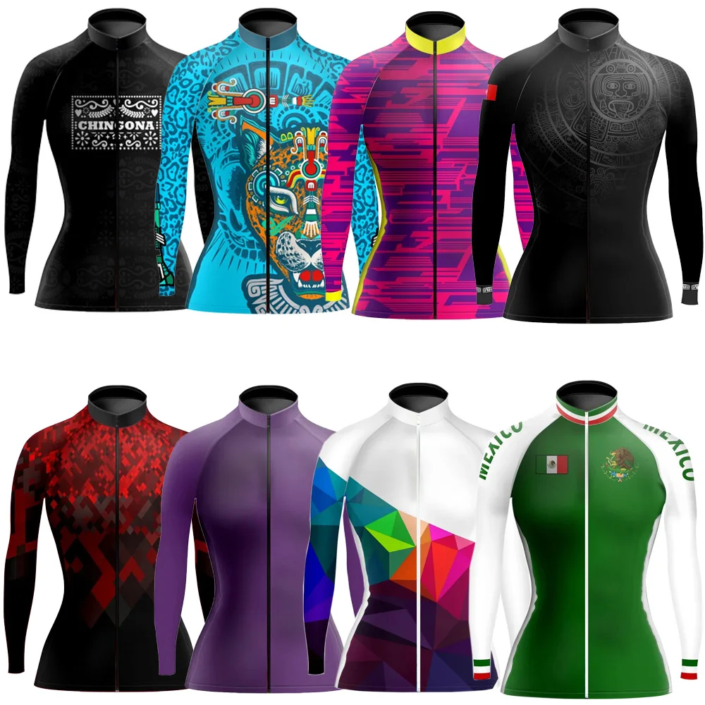 

Новый женский велосипедный трикотаж с длинным рукавом, весенне-осенняя одежда, велосипедная одежда, женский велосипедный трикотаж MTB