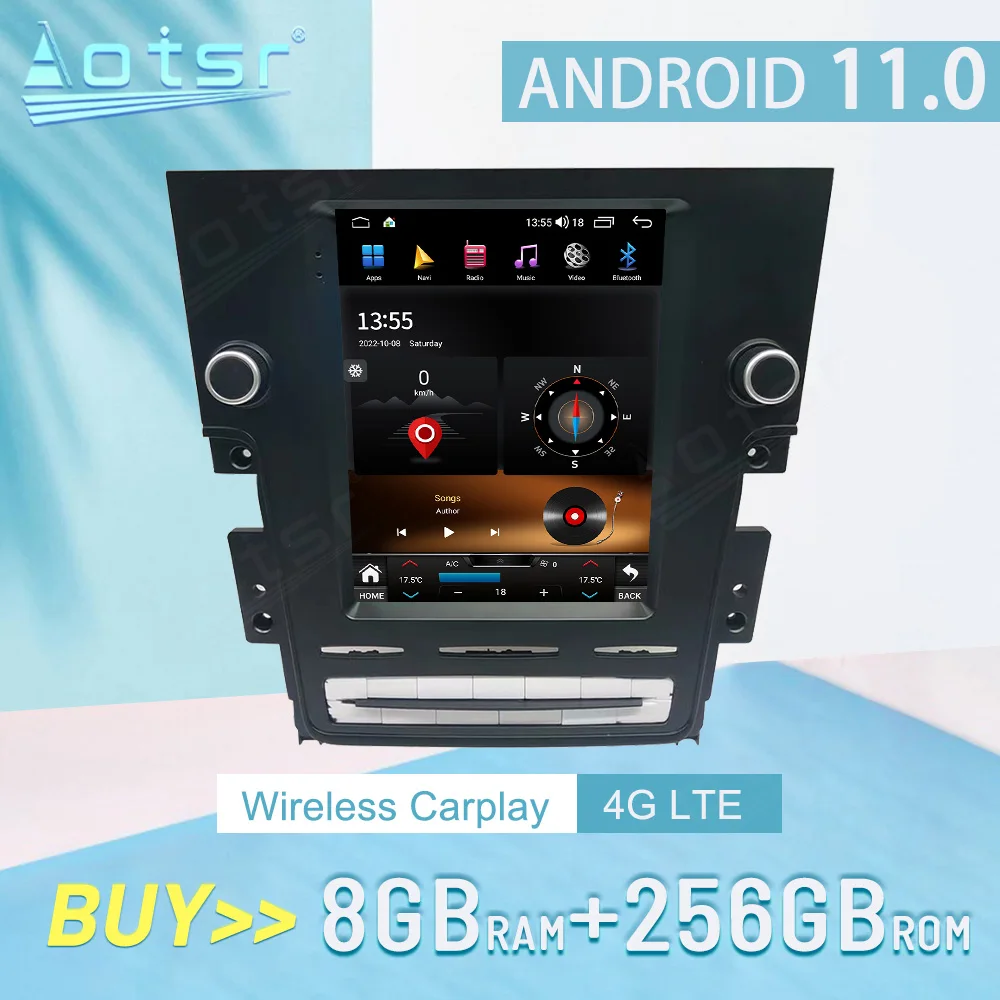 

For Lincoln Navigator 2014 - 2016 CARPLAY Android 12 Car Radio Stereo Receiver Autoradio Multimedia Player GPS Navigation