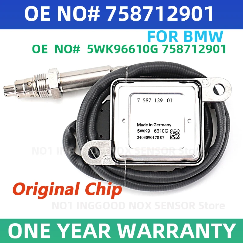 

758712901 5WK96610G Original New Nitrogen Oxide Sensor Nox Sensor for BMW E90 E91 E93 E60 E61 E63 E64 325i 330i 525i 530i 630i