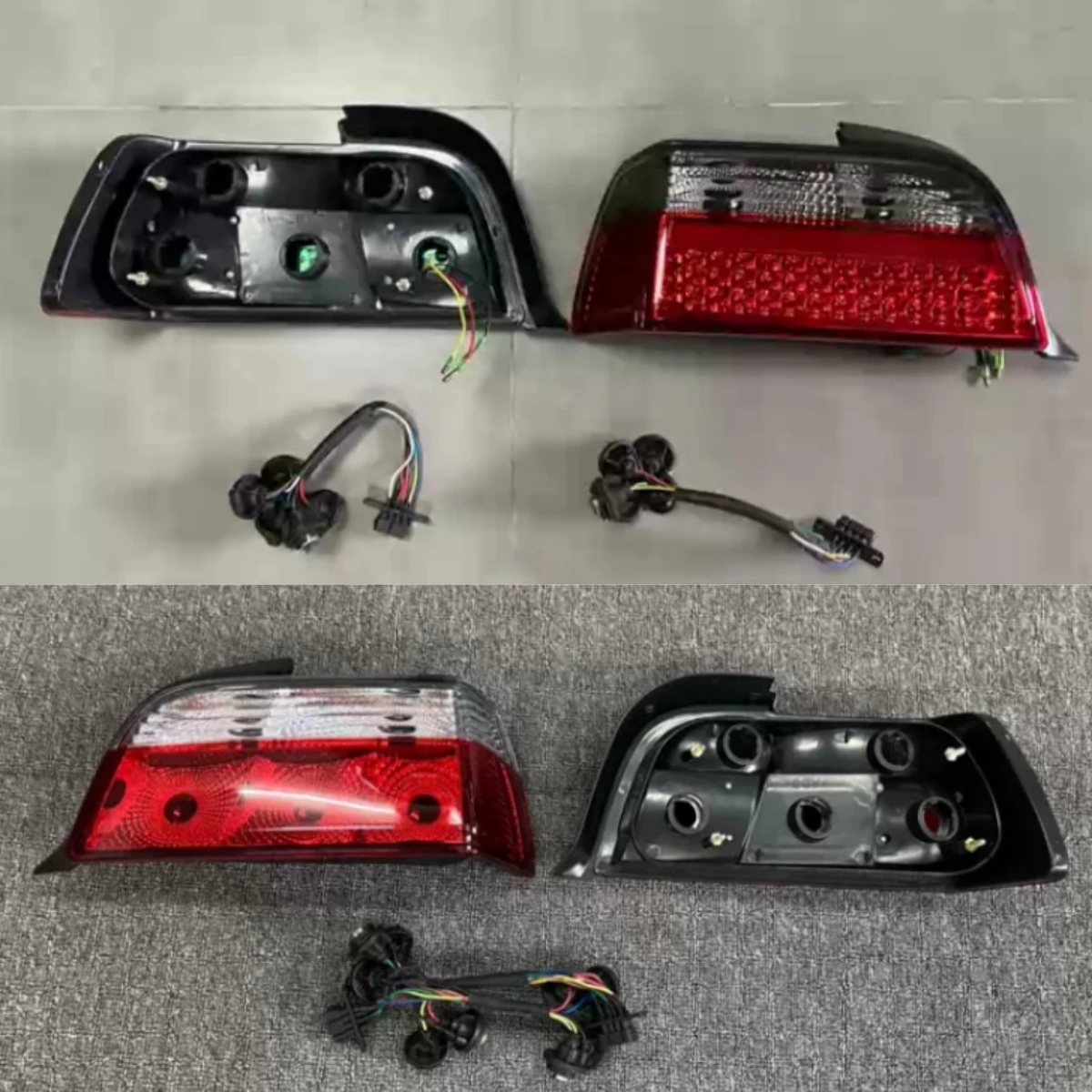 Car Taillight With Led Style for BMW E36 Two-Door Rear Lamp Without Led Style Brake Lamp Turn Signal