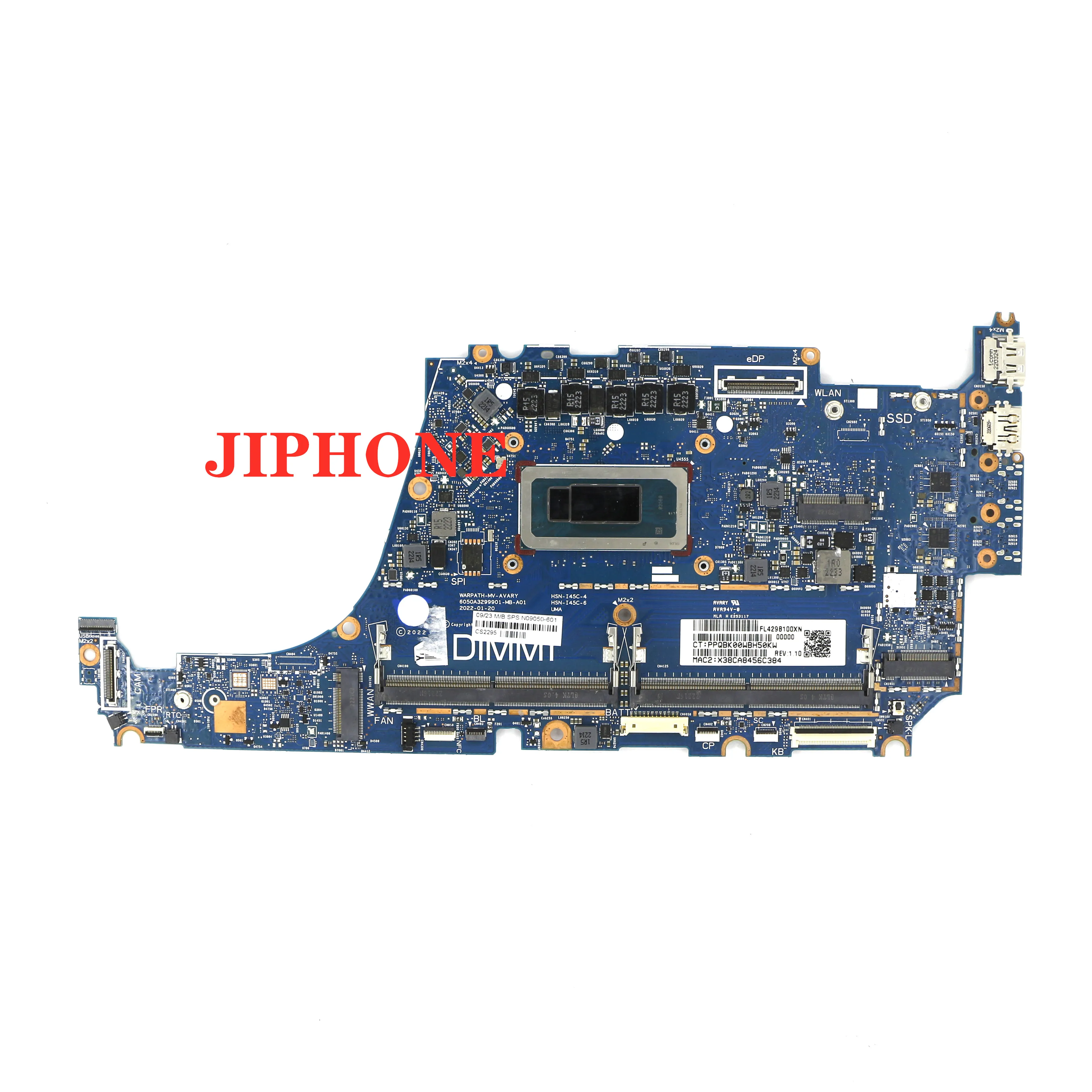 

Материнская плата N09050-601 для ноутбука HP EliteBook 840 G9 с SRLD6 I7-1260P 6050A3299901 протестирована ОК