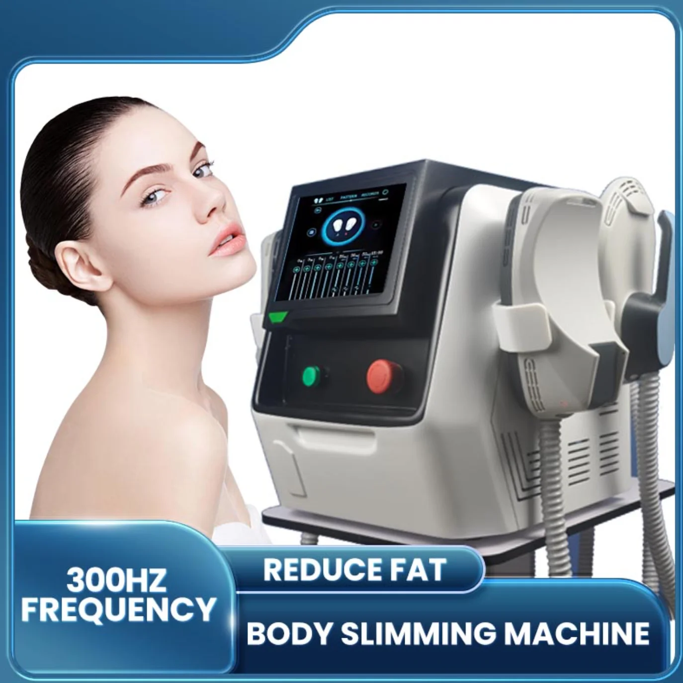 Professional Electronic Muscle Stimulator High Power 4000W 15 Tesla Salon Use 4 Handles EMS Machine Fat Burning EMS Slimming